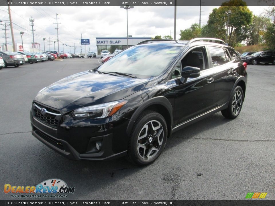 2018 Subaru Crosstrek 2.0i Limited Crystal Black Silica / Black Photo #2