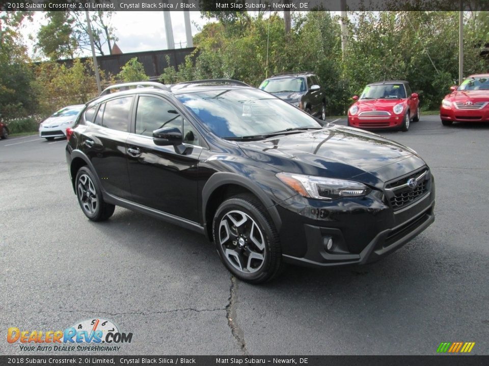 2018 Subaru Crosstrek 2.0i Limited Crystal Black Silica / Black Photo #4