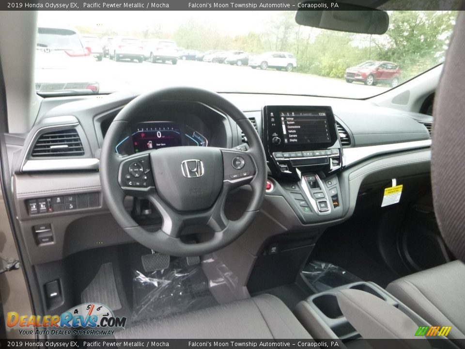 2019 Honda Odyssey EX Pacific Pewter Metallic / Mocha Photo #11