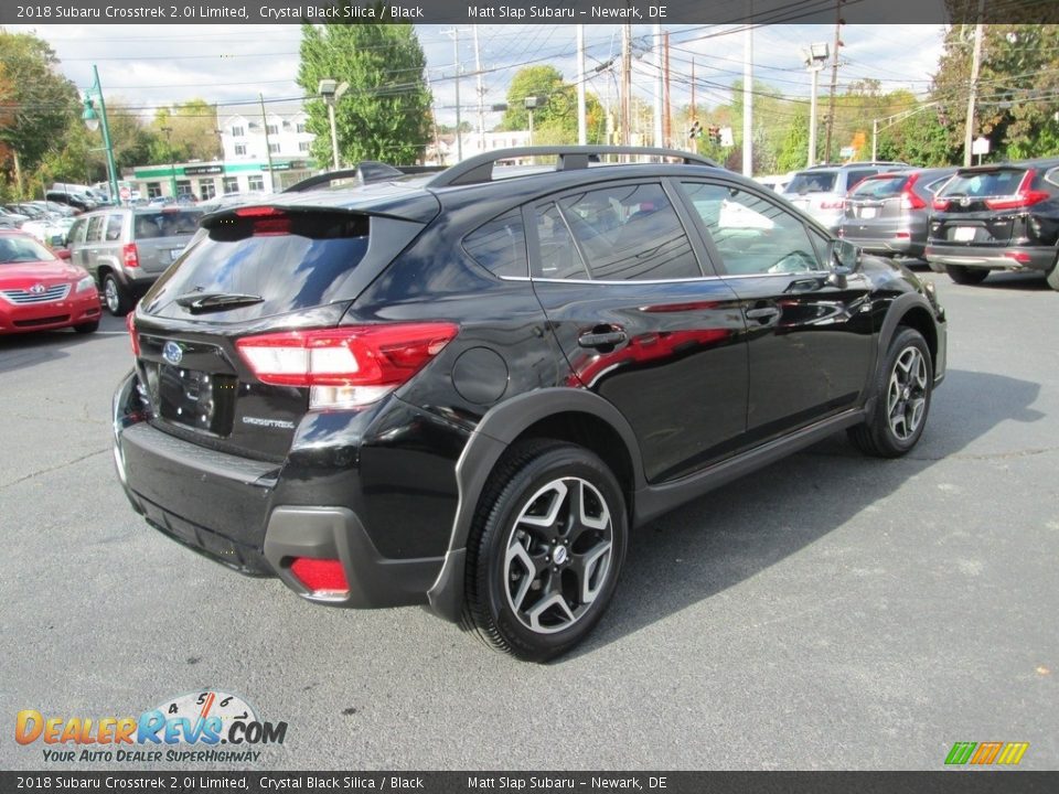 2018 Subaru Crosstrek 2.0i Limited Crystal Black Silica / Black Photo #6