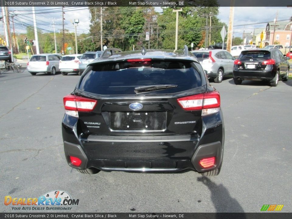 2018 Subaru Crosstrek 2.0i Limited Crystal Black Silica / Black Photo #7