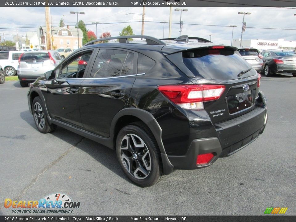 2018 Subaru Crosstrek 2.0i Limited Crystal Black Silica / Black Photo #8