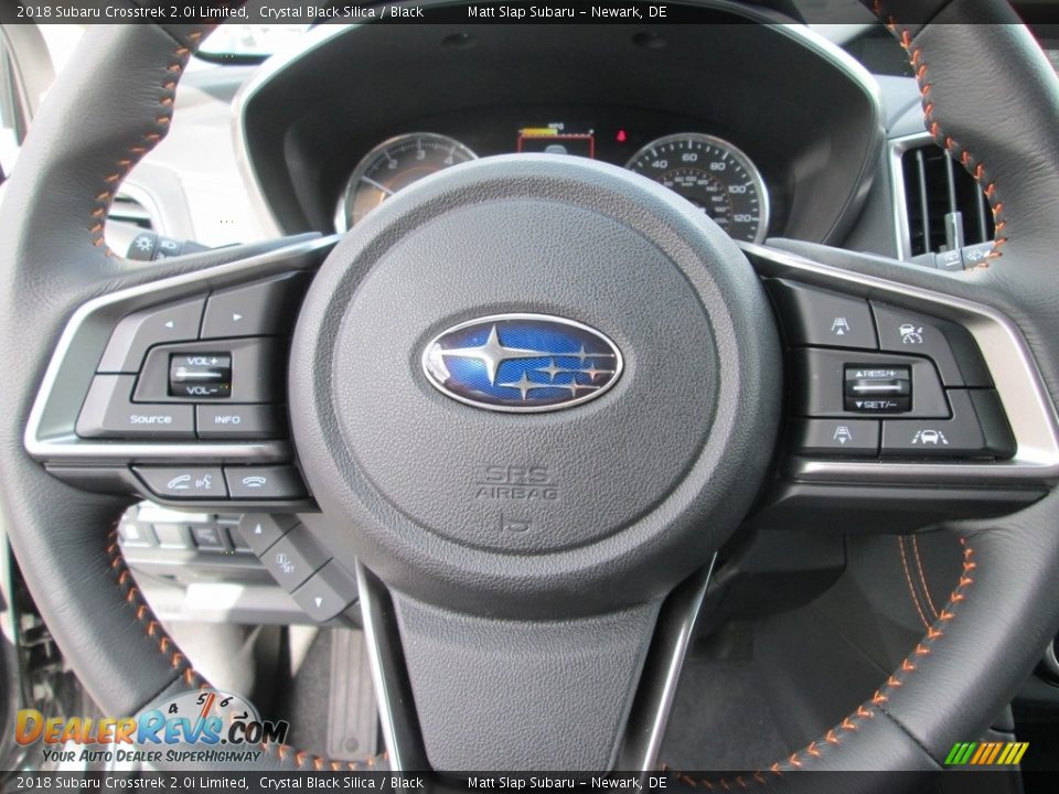 2018 Subaru Crosstrek 2.0i Limited Crystal Black Silica / Black Photo #11