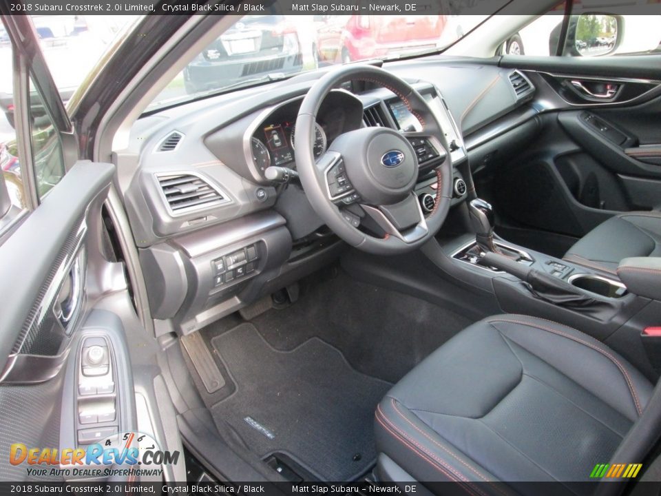 2018 Subaru Crosstrek 2.0i Limited Crystal Black Silica / Black Photo #12