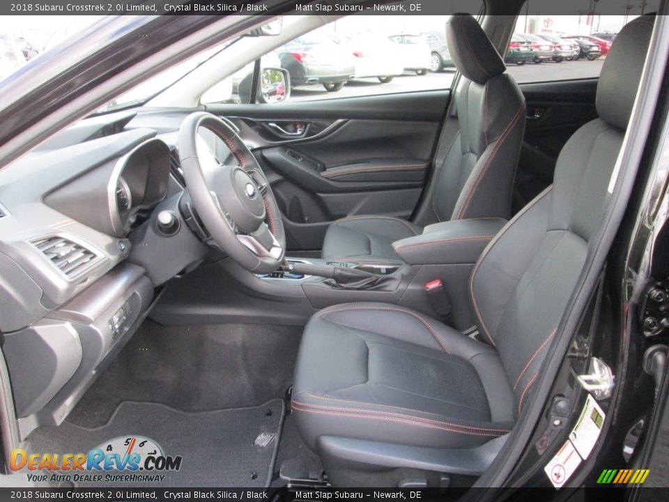2018 Subaru Crosstrek 2.0i Limited Crystal Black Silica / Black Photo #13