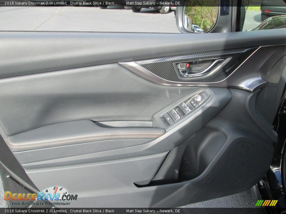 2018 Subaru Crosstrek 2.0i Limited Crystal Black Silica / Black Photo #14