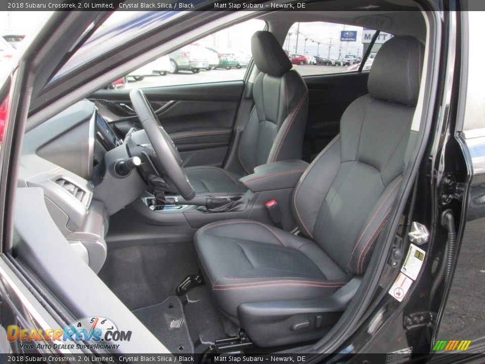 2018 Subaru Crosstrek 2.0i Limited Crystal Black Silica / Black Photo #16