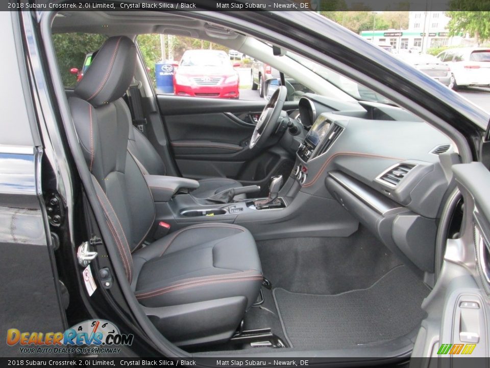 2018 Subaru Crosstrek 2.0i Limited Crystal Black Silica / Black Photo #18