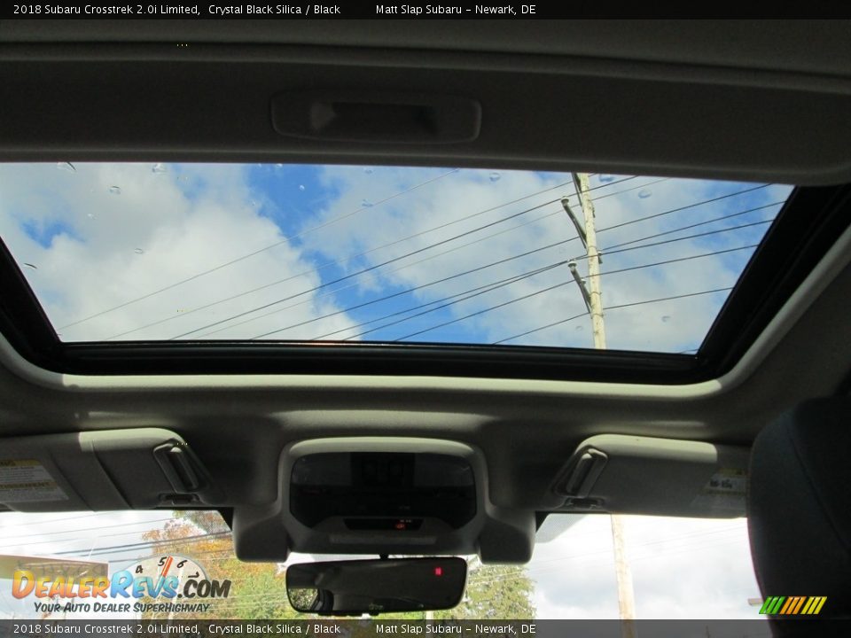 2018 Subaru Crosstrek 2.0i Limited Crystal Black Silica / Black Photo #21