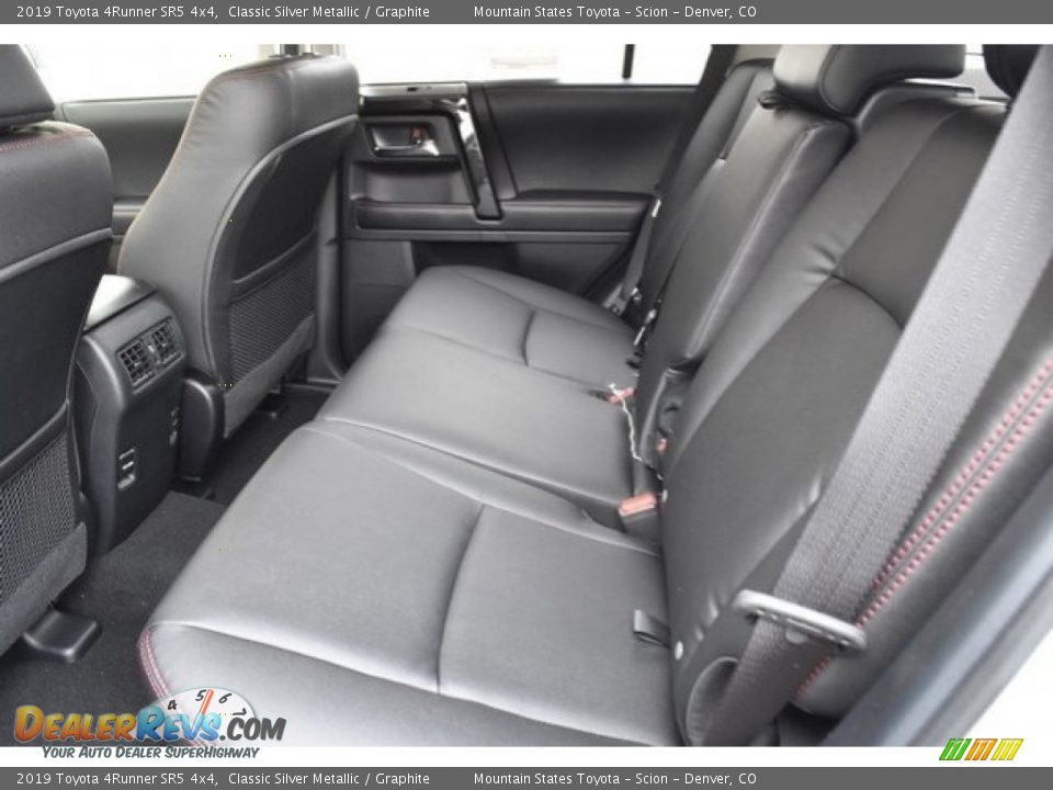 Rear Seat of 2019 Toyota 4Runner SR5 4x4 Photo #15