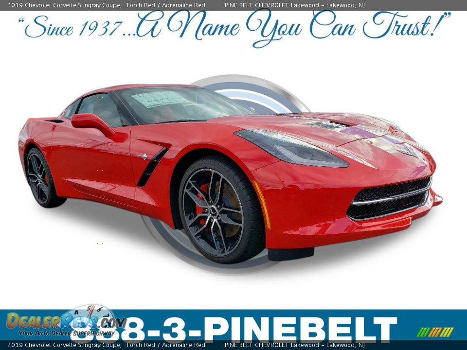 2019 Chevrolet Corvette Stingray Coupe Torch Red / Adrenaline Red Photo #1