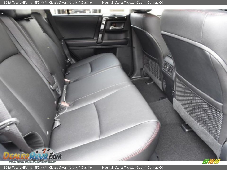 Rear Seat of 2019 Toyota 4Runner SR5 4x4 Photo #18