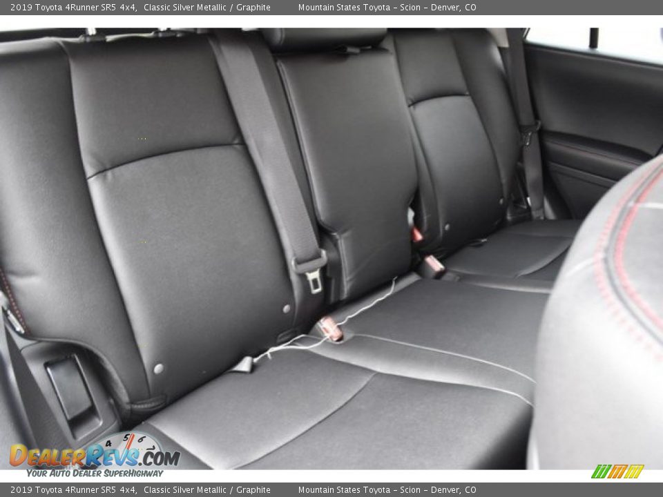 Rear Seat of 2019 Toyota 4Runner SR5 4x4 Photo #19