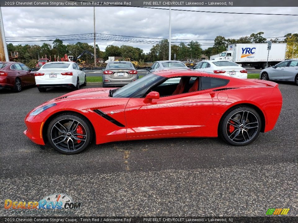 2019 Chevrolet Corvette Stingray Coupe Torch Red / Adrenaline Red Photo #3
