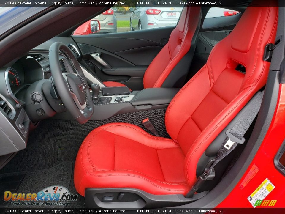 Front Seat of 2019 Chevrolet Corvette Stingray Coupe Photo #8