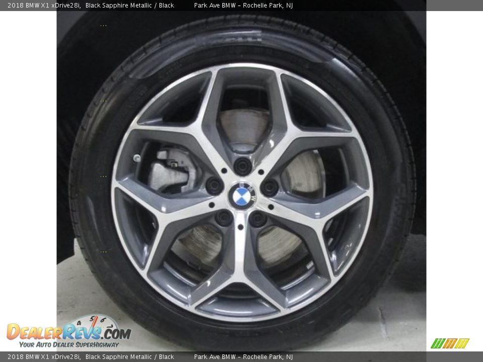 2018 BMW X1 xDrive28i Black Sapphire Metallic / Black Photo #28