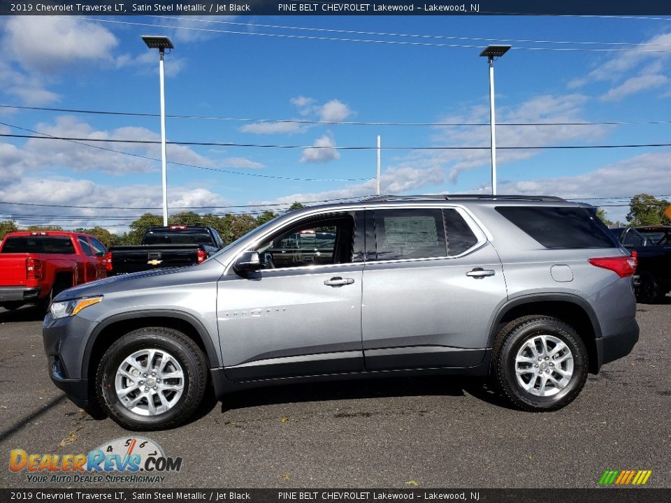 2019 Chevrolet Traverse LT Satin Steel Metallic / Jet Black Photo #3