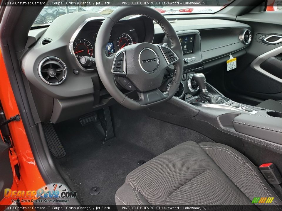 Jet Black Interior - 2019 Chevrolet Camaro LT Coupe Photo #6