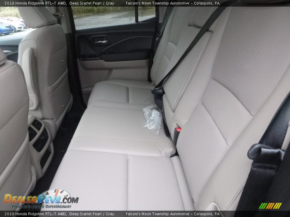 2019 Honda Ridgeline RTL-T AWD Deep Scarlet Pearl / Gray Photo #9