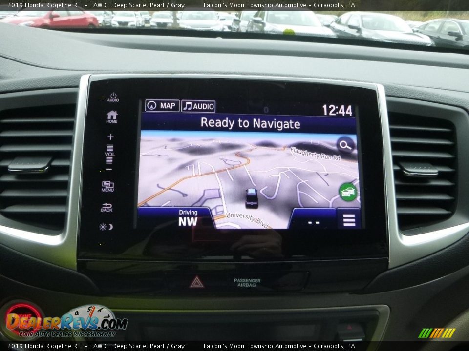 2019 Honda Ridgeline RTL-T AWD Deep Scarlet Pearl / Gray Photo #14