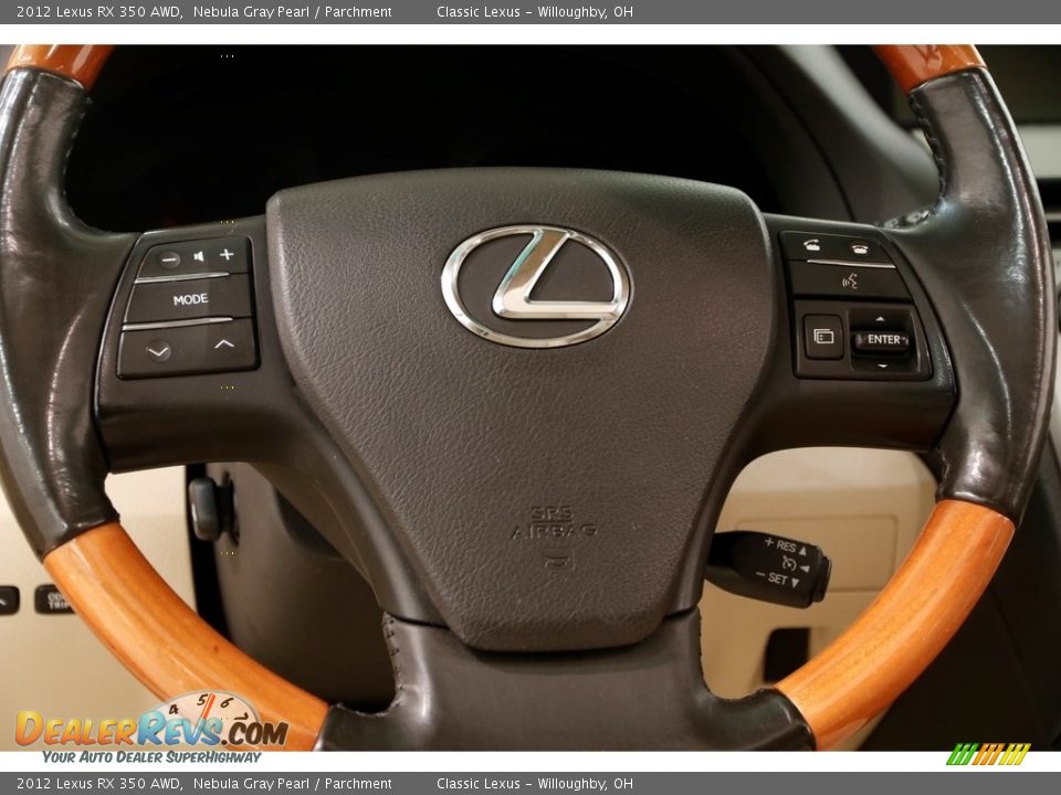 2012 Lexus RX 350 AWD Nebula Gray Pearl / Parchment Photo #8