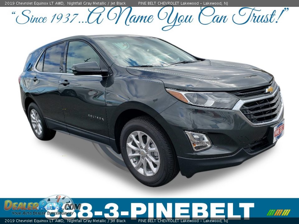 2019 Chevrolet Equinox LT AWD Nightfall Gray Metallic / Jet Black Photo #1