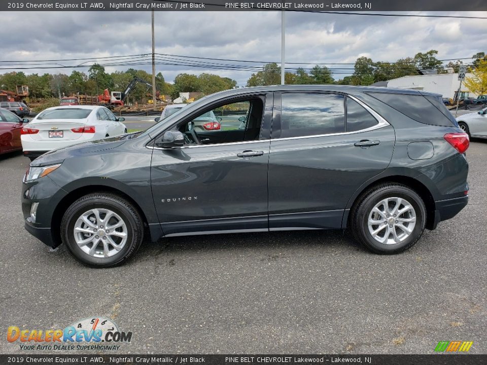 2019 Chevrolet Equinox LT AWD Nightfall Gray Metallic / Jet Black Photo #3