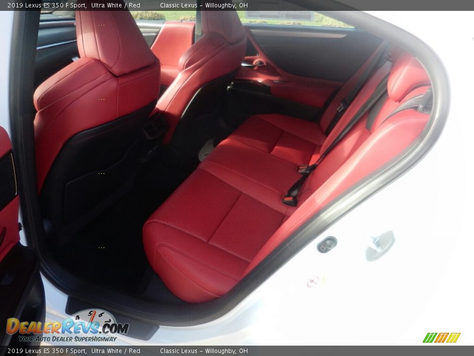 Rear Seat of 2019 Lexus ES 350 F Sport Photo #3