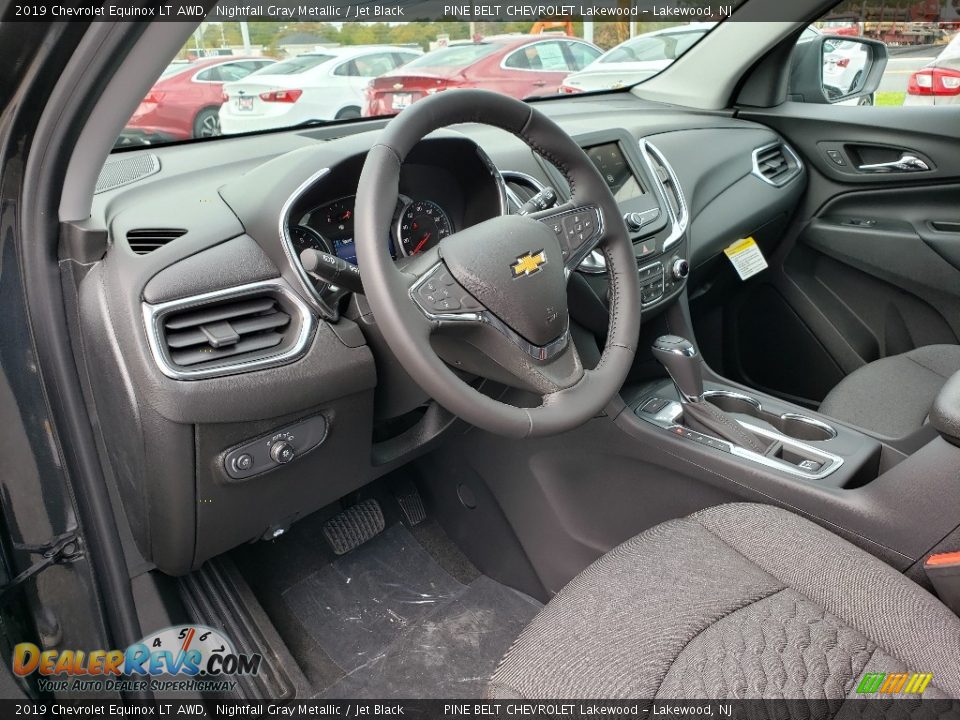 2019 Chevrolet Equinox LT AWD Nightfall Gray Metallic / Jet Black Photo #7
