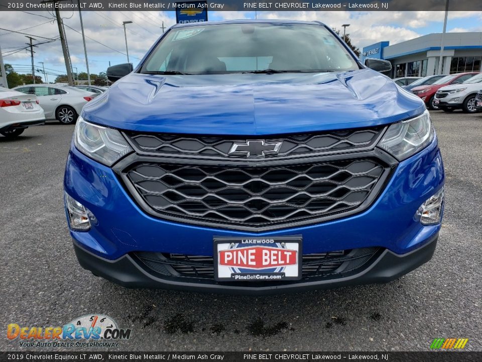 2019 Chevrolet Equinox LT AWD Kinetic Blue Metallic / Medium Ash Gray Photo #2
