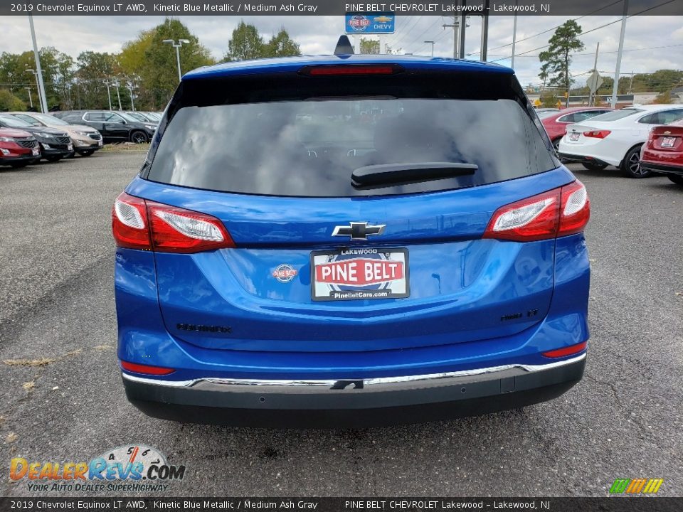 2019 Chevrolet Equinox LT AWD Kinetic Blue Metallic / Medium Ash Gray Photo #4