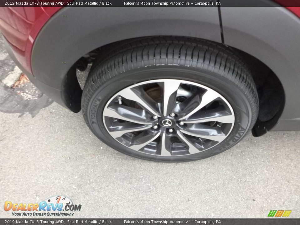 2019 Mazda CX-3 Touring AWD Soul Red Metallic / Black Photo #3