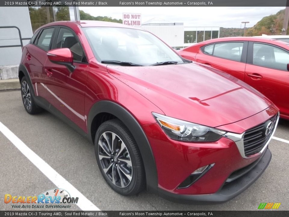 2019 Mazda CX-3 Touring AWD Soul Red Metallic / Black Photo #4
