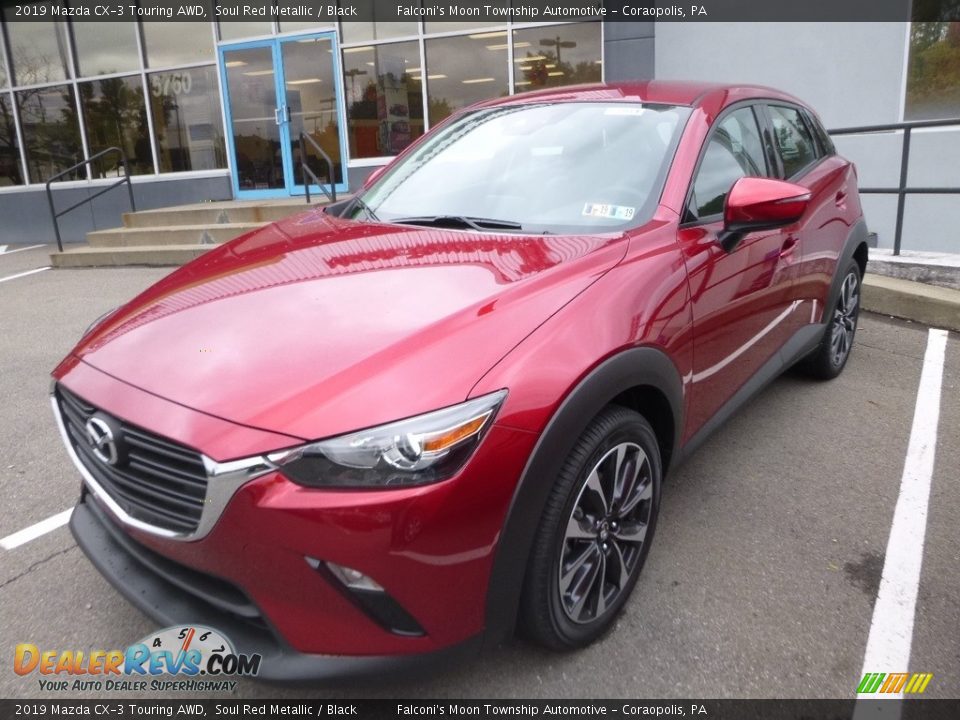 Front 3/4 View of 2019 Mazda CX-3 Touring AWD Photo #6