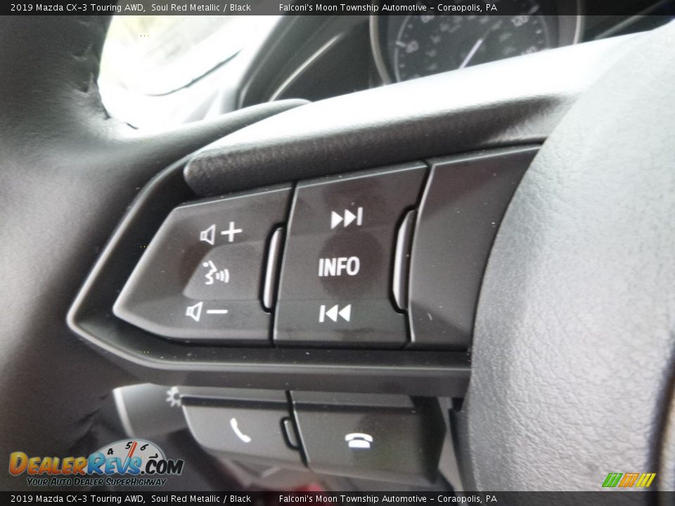 2019 Mazda CX-3 Touring AWD Soul Red Metallic / Black Photo #13