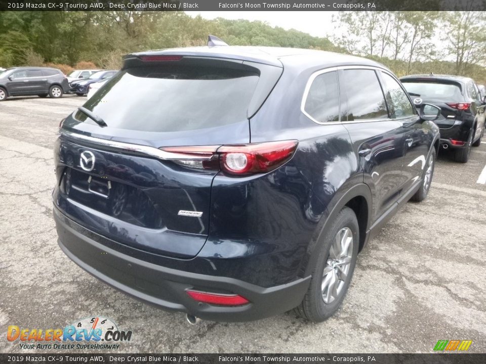 2019 Mazda CX-9 Touring AWD Deep Crystal Blue Mica / Black Photo #2