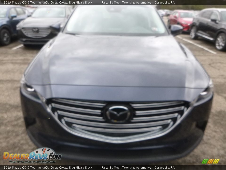 2019 Mazda CX-9 Touring AWD Deep Crystal Blue Mica / Black Photo #4