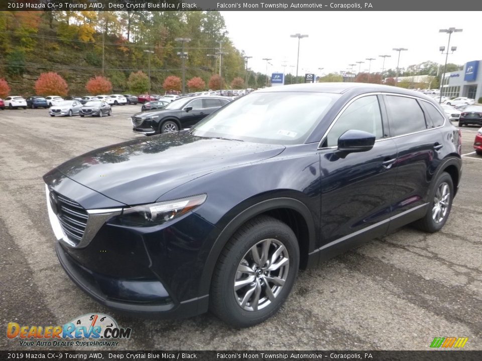 2019 Mazda CX-9 Touring AWD Deep Crystal Blue Mica / Black Photo #5
