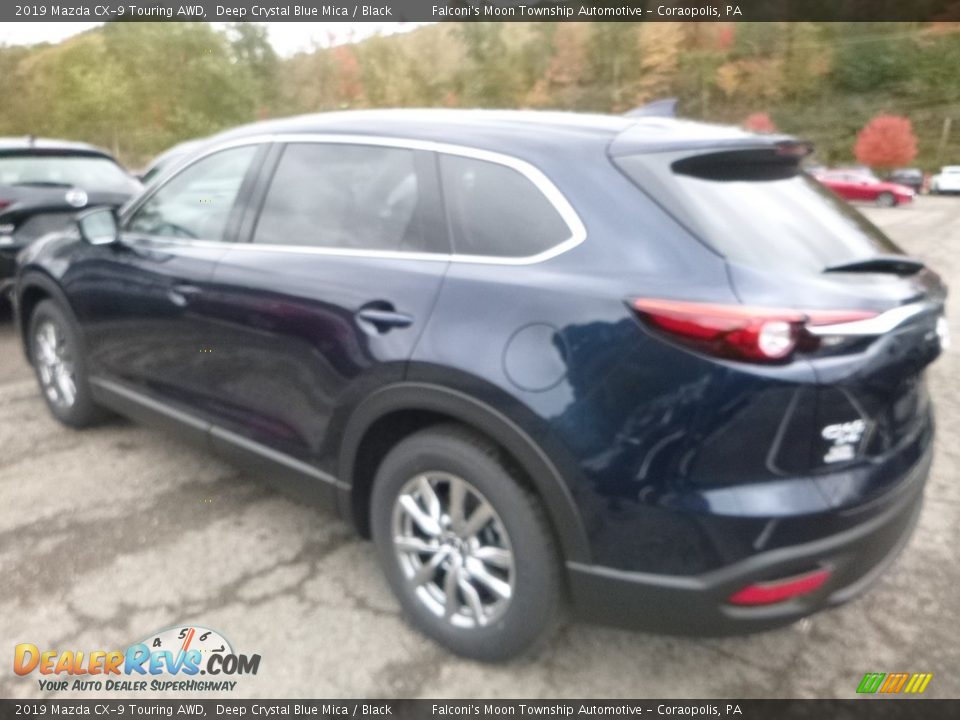 2019 Mazda CX-9 Touring AWD Deep Crystal Blue Mica / Black Photo #6