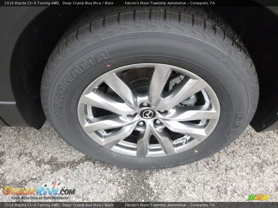 2019 Mazda CX-9 Touring AWD Deep Crystal Blue Mica / Black Photo #7