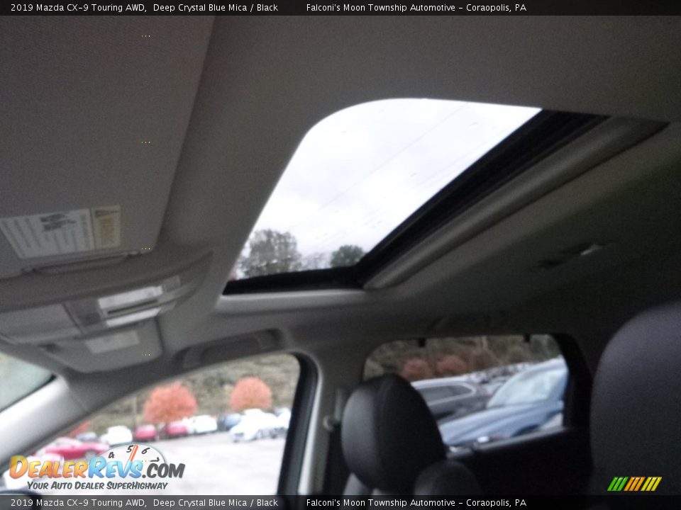 2019 Mazda CX-9 Touring AWD Deep Crystal Blue Mica / Black Photo #12