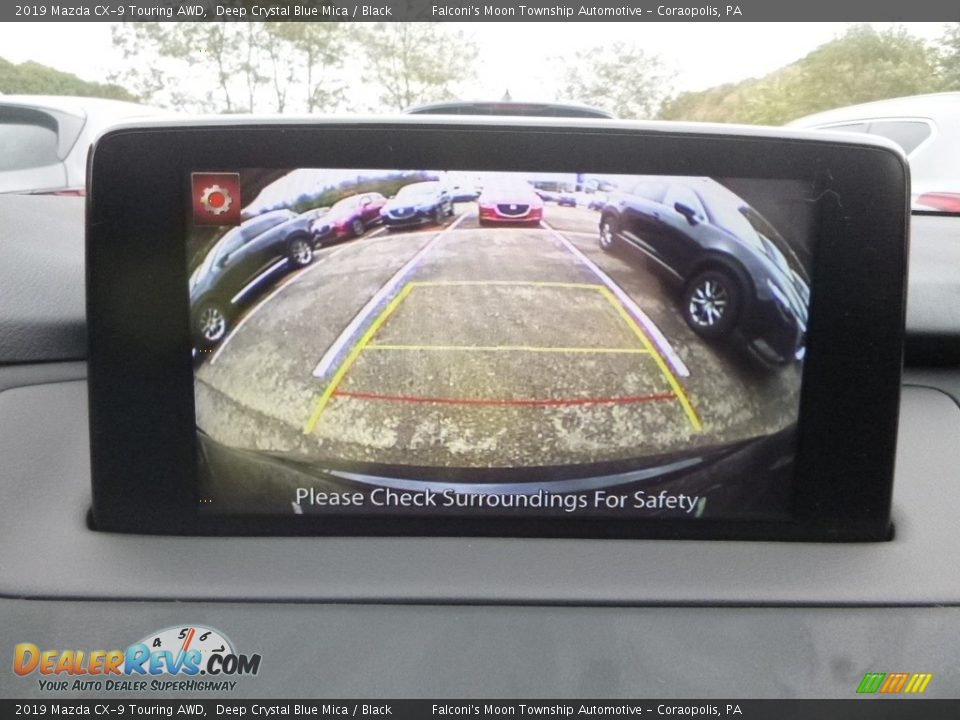 2019 Mazda CX-9 Touring AWD Deep Crystal Blue Mica / Black Photo #14