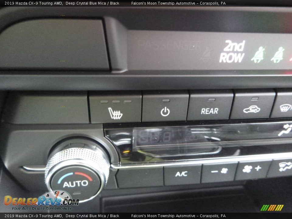 2019 Mazda CX-9 Touring AWD Deep Crystal Blue Mica / Black Photo #15