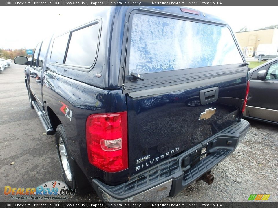 2009 Chevrolet Silverado 1500 LT Crew Cab 4x4 Imperial Blue Metallic / Ebony Photo #2