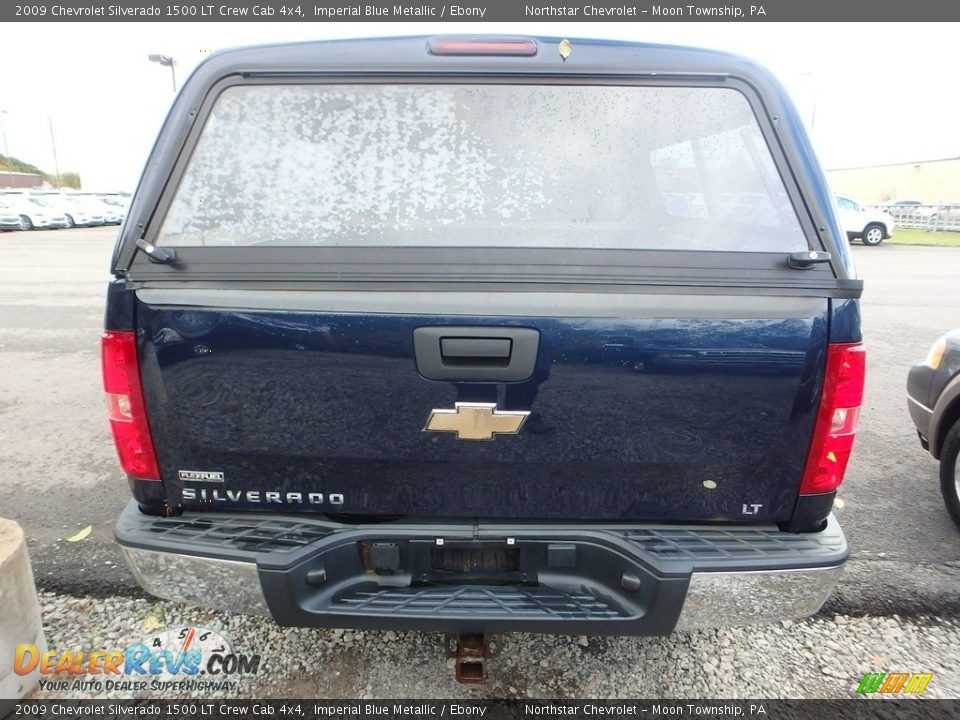 2009 Chevrolet Silverado 1500 LT Crew Cab 4x4 Imperial Blue Metallic / Ebony Photo #3