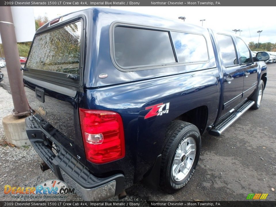 2009 Chevrolet Silverado 1500 LT Crew Cab 4x4 Imperial Blue Metallic / Ebony Photo #4