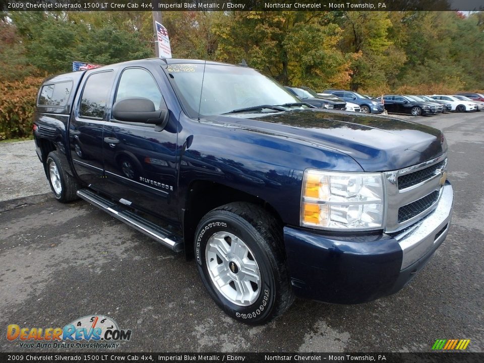 2009 Chevrolet Silverado 1500 LT Crew Cab 4x4 Imperial Blue Metallic / Ebony Photo #5