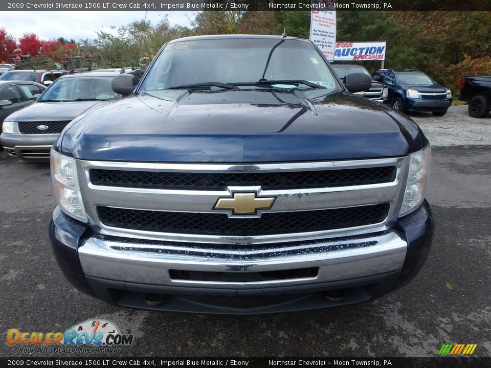 2009 Chevrolet Silverado 1500 LT Crew Cab 4x4 Imperial Blue Metallic / Ebony Photo #6