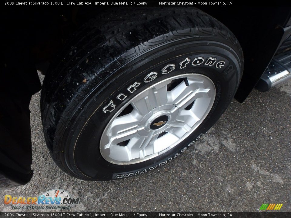 2009 Chevrolet Silverado 1500 LT Crew Cab 4x4 Imperial Blue Metallic / Ebony Photo #7