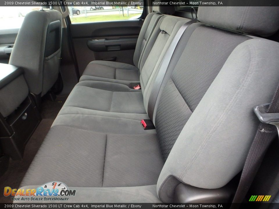2009 Chevrolet Silverado 1500 LT Crew Cab 4x4 Imperial Blue Metallic / Ebony Photo #9